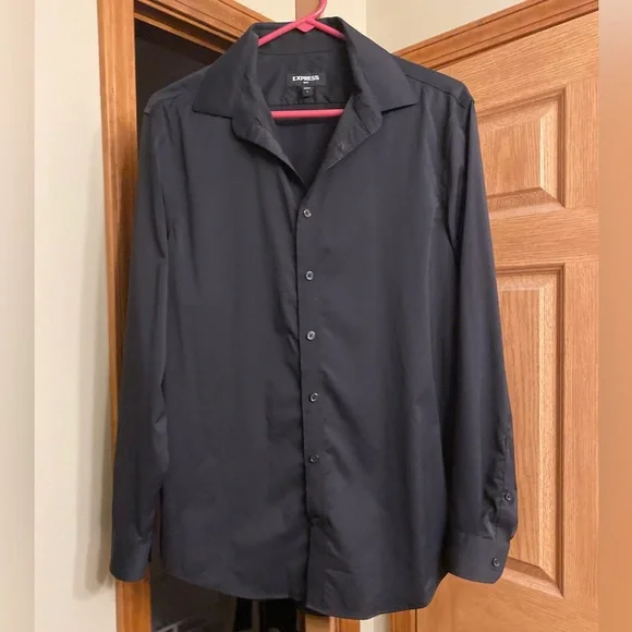 Express | Shirts | Mens Express Slim Solid Wrinkleresistant Everyday  Performance Dress Shirt | Poshmark